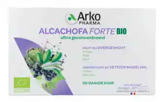 De Online Drogist Arkopharma Alcachofa Forte Bio Drinkampullen aanbieding