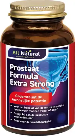 De Online Drogist All Natural Prostaat Formule Extra Strong Capsules aanbieding