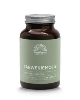 De Online Drogist Mattisson HealthStyle Tarwekiemolie 1000mg Capsules aanbieding