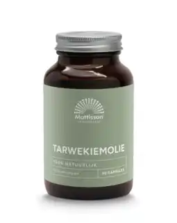 De Online Drogist Mattisson HealthStyle Tarwekiemolie 1000mg Capsules aanbieding