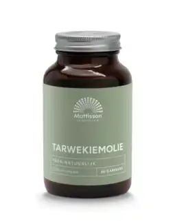 De Online Drogist Mattisson HealthStyle Tarwekiemolie 1000mg Capsules aanbieding