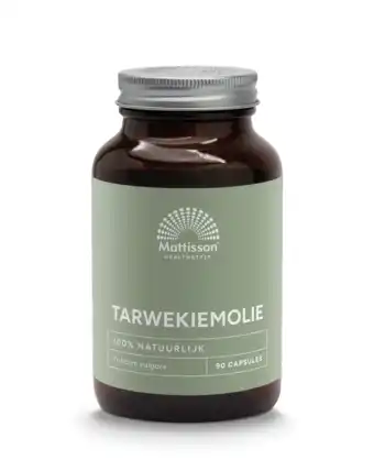 De Online Drogist Mattisson HealthStyle Tarwekiemolie 1000mg Capsules aanbieding
