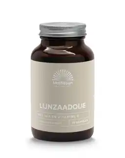 De Online Drogist Lijnzaadolie 1000mg Capsules aanbieding