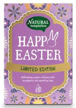 De Online Drogist Natural Temptation thee Happy Easter aanbieding