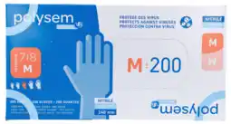 De Online Drogist Polysem Nitril Handschoenen Maat M aanbieding