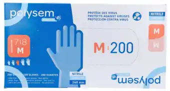 De Online Drogist Polysem Nitril Handschoenen Maat M aanbieding