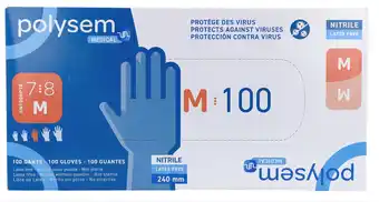 De Online Drogist Polysem Nitril Handschoenen Maat M aanbieding