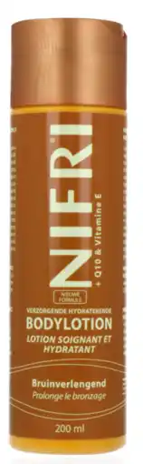 De Online Drogist Nifri Bruinverlengende Bodylotion + Q10&Vitamine E aanbieding