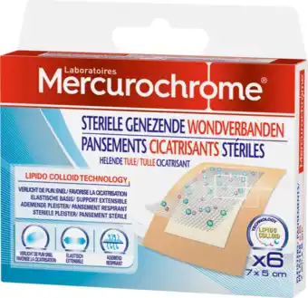 De Online Drogist Mercurochrome Steriele Genezende Wondverbanden aanbieding
