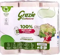 De Online Drogist Grazie EcoNatural Keukenrollen aanbieding