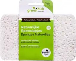 De Online Drogist Greenhub Natuurlijke Sponslapjes aanbieding