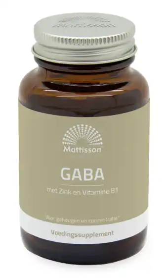 De Online Drogist Mattisson HealthStyle GABA 1000mg Tabletten aanbieding