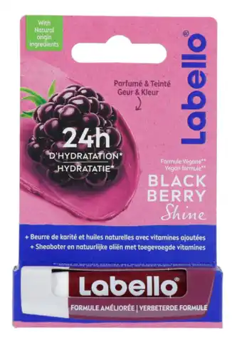 De Online Drogist Labello Blackberry Shine Lippenbalsem aanbieding