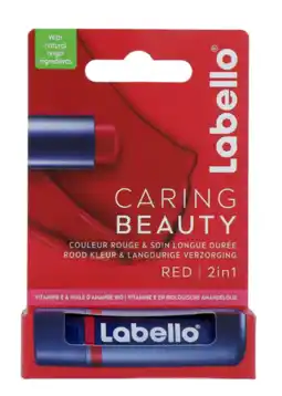 De Online Drogist Labello Caring Beauty Red Lippenbalsem aanbieding