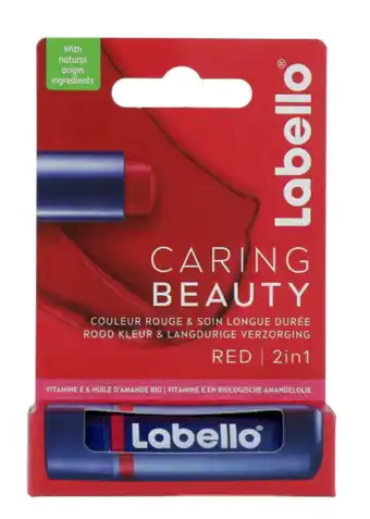 De Online Drogist Labello Caring Beauty Red Lippenbalsem aanbieding