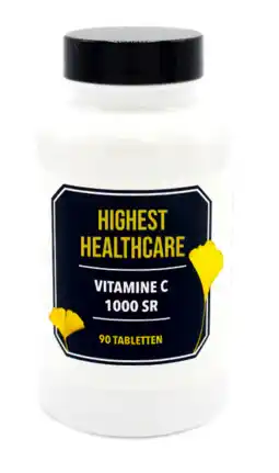 De Online Drogist Highest Healthcare Vitamine C 1000 SR Tabletten aanbieding