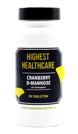 De Online Drogist Highest Healthcare Cranberry D-Mannose Tabletten aanbieding