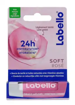 De Online Drogist Labello Soft Rosé Lippenbalsem aanbieding