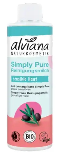 De Online Drogist Alviana Simply Pure Reinigingsmelk aanbieding