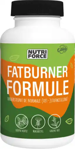De Online Drogist Nutriforce Fatburner Formule Capsules aanbieding