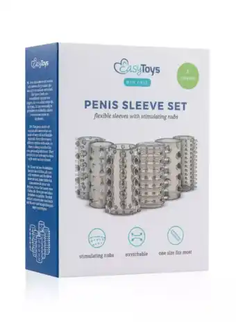 De Online Drogist EasyToys Penis Sleeve Set 6-delig aanbieding