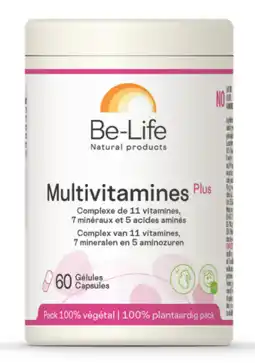 De Online Drogist Be-Life Multivitamines Plus Capsules aanbieding