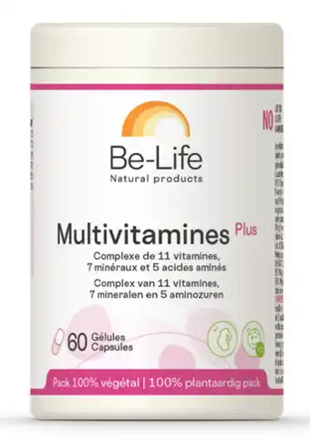 De Online Drogist Be-Life Multivitamines Plus Capsules aanbieding