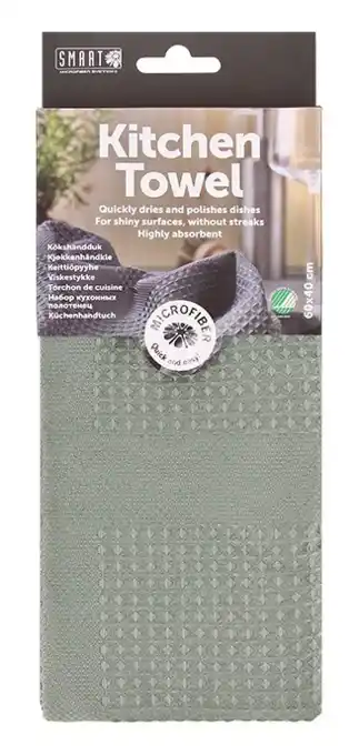 De Online Drogist Smart Microfiber System Kitchen Towel Groen aanbieding