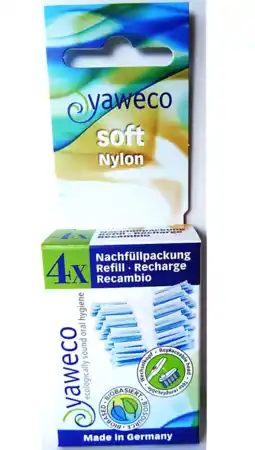 De Online Drogist Yaweco Nylon 100% Bio Based Soft Borstelkoppen Navul aanbieding