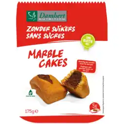 De Online Drogist Damhert Marble Cakes - Zonder Suikers aanbieding