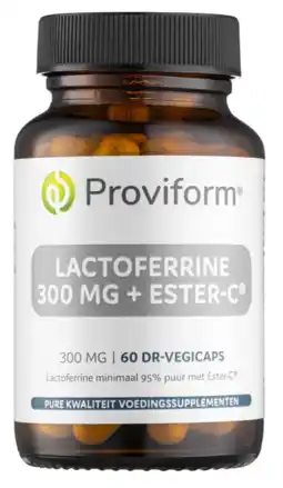 De Online Drogist Proviform Lactoferrine 300mg + Ester-C Vegicaps aanbieding