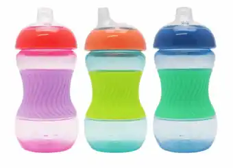 De Online Drogist Nuby Mini easy grip drinkbeker met siliconen huls aanbieding