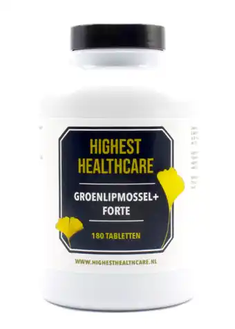 De Online Drogist Highest Healthcare Groenlipmossel + Forte Tabletten aanbieding