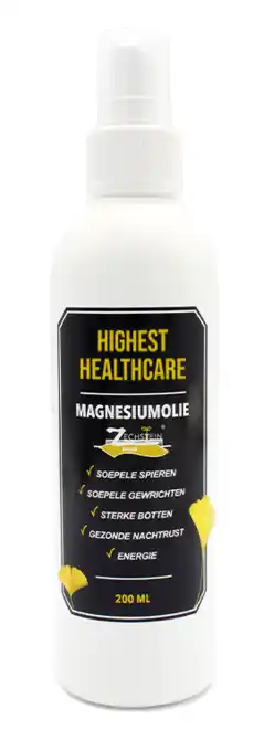 De Online Drogist Highest Healthcare Magnesiumolie Spray aanbieding