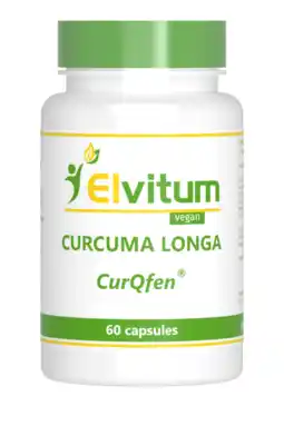 De Online Drogist Elvitum Curcuma Longa Curqfen Capsules aanbieding