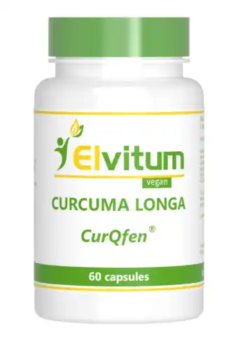 De Online Drogist Elvitum Curcuma Longa Curqfen Capsules aanbieding