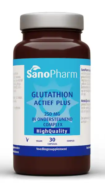 De Online Drogist Sanopharm High Quality Glutathion Actief Plus Capsules aanbieding