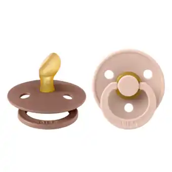 De Online Drogist BIBS Fopspeen 0-6 Maanden Anatomic Blush/Woodchuck aanbieding