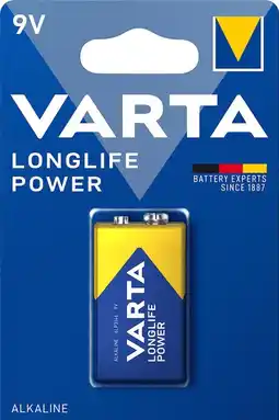 De Online Drogist Varta Longlife Power 9V aanbieding