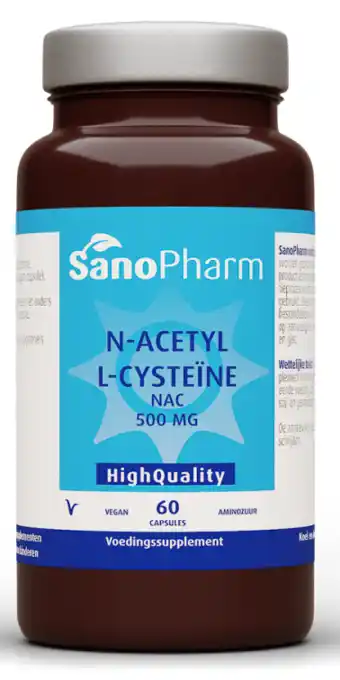 De Online Drogist Sanopharm N-acetyl L-cysteine Capsules aanbieding