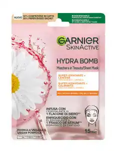 De Online Drogist Garnier SkinActive Hydra Bomb Sheetmask Kamille aanbieding