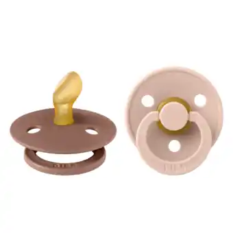 De Online Drogist BIBS Fopspeen 6-18 Maanden Anatomic Blush/Woodchuck aanbieding