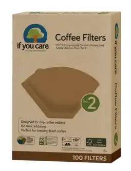 De Online Drogist If You Care Koffiefilters N2 aanbieding
