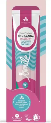 De Online Drogist Ben & Anna Wildberry Toothpaste aanbieding