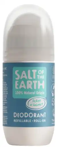 De Online Drogist Salt Of The Earth Ocean + Coconut Deodorant Refillable Roll-On aanbieding