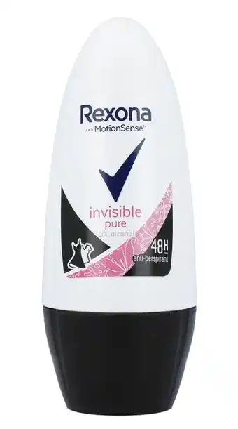 De Online Drogist Rexona Deo Roll-on Invisible Pure aanbieding