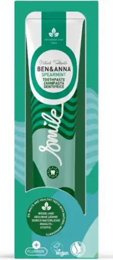 De Online Drogist Ben & Anna Spearmint Toothpaste aanbieding