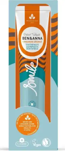 De Online Drogist Ben & Anna Cinnamon Orange Toothpaste aanbieding