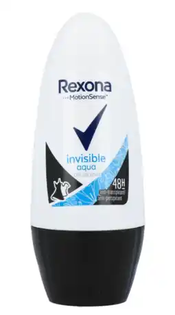 De Online Drogist Rexona Deo Roll-on Invisible Aqua aanbieding