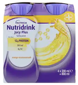 De Online Drogist Nutridrink Jucy Plus Mango-Ananas aanbieding